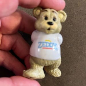 Rare vintage Zellers Zeddy the Bear PVC figure HBC